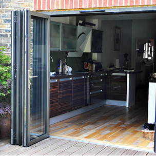 We install aluminium bi folding doors across the Greenhithe area